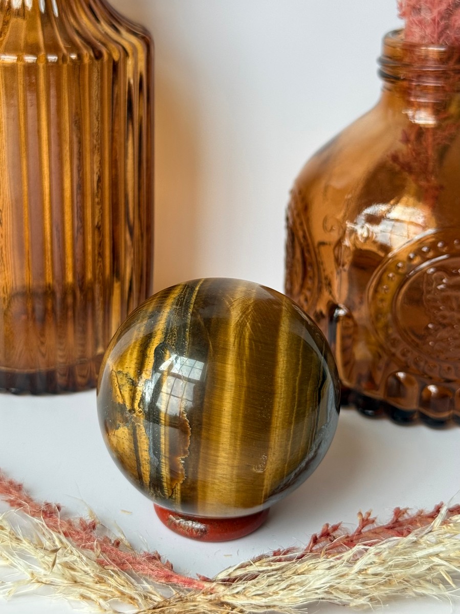 Natural Golden Tiger's Eye Sphere
