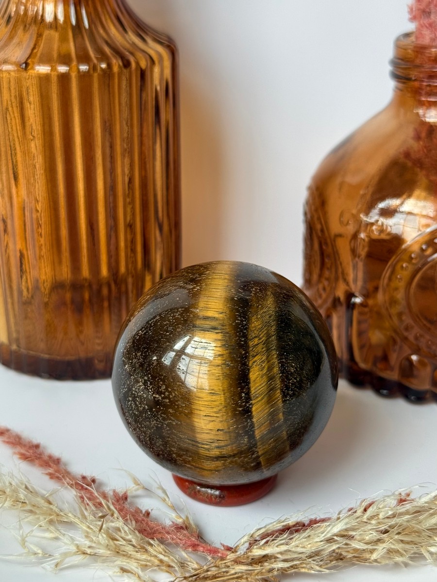 Natural Golden Tiger's Eye Sphere