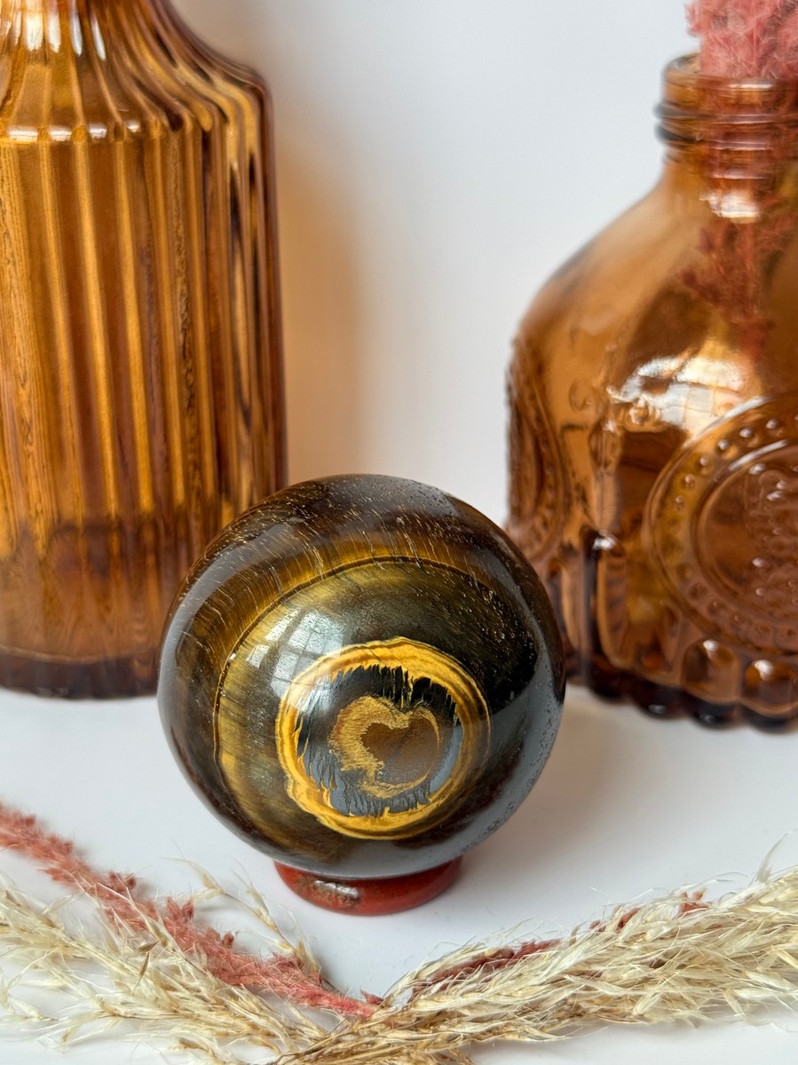 Natural Golden Tiger's Eye Sphere