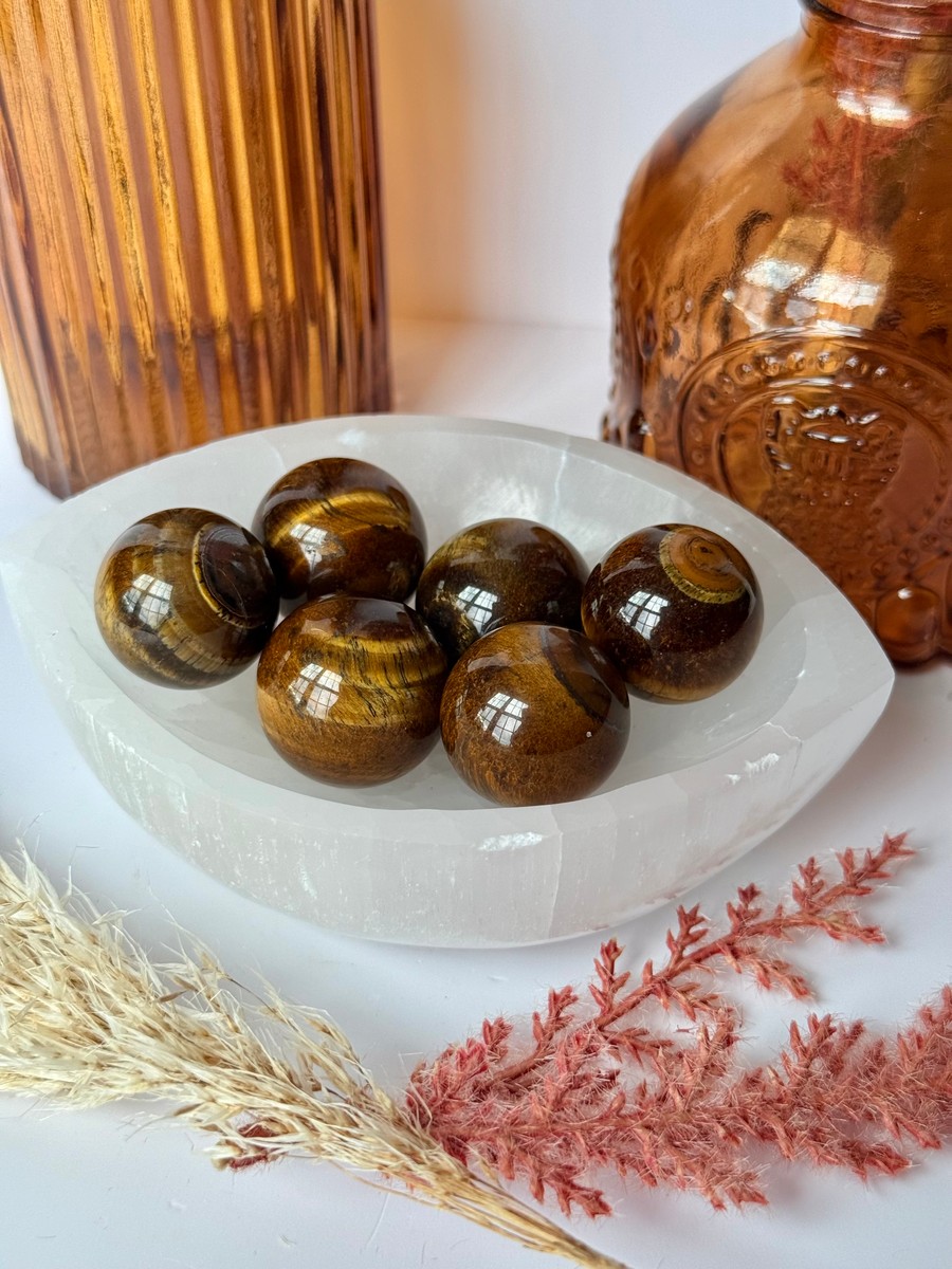 Mini Golden Tiger’s Eye Sphere