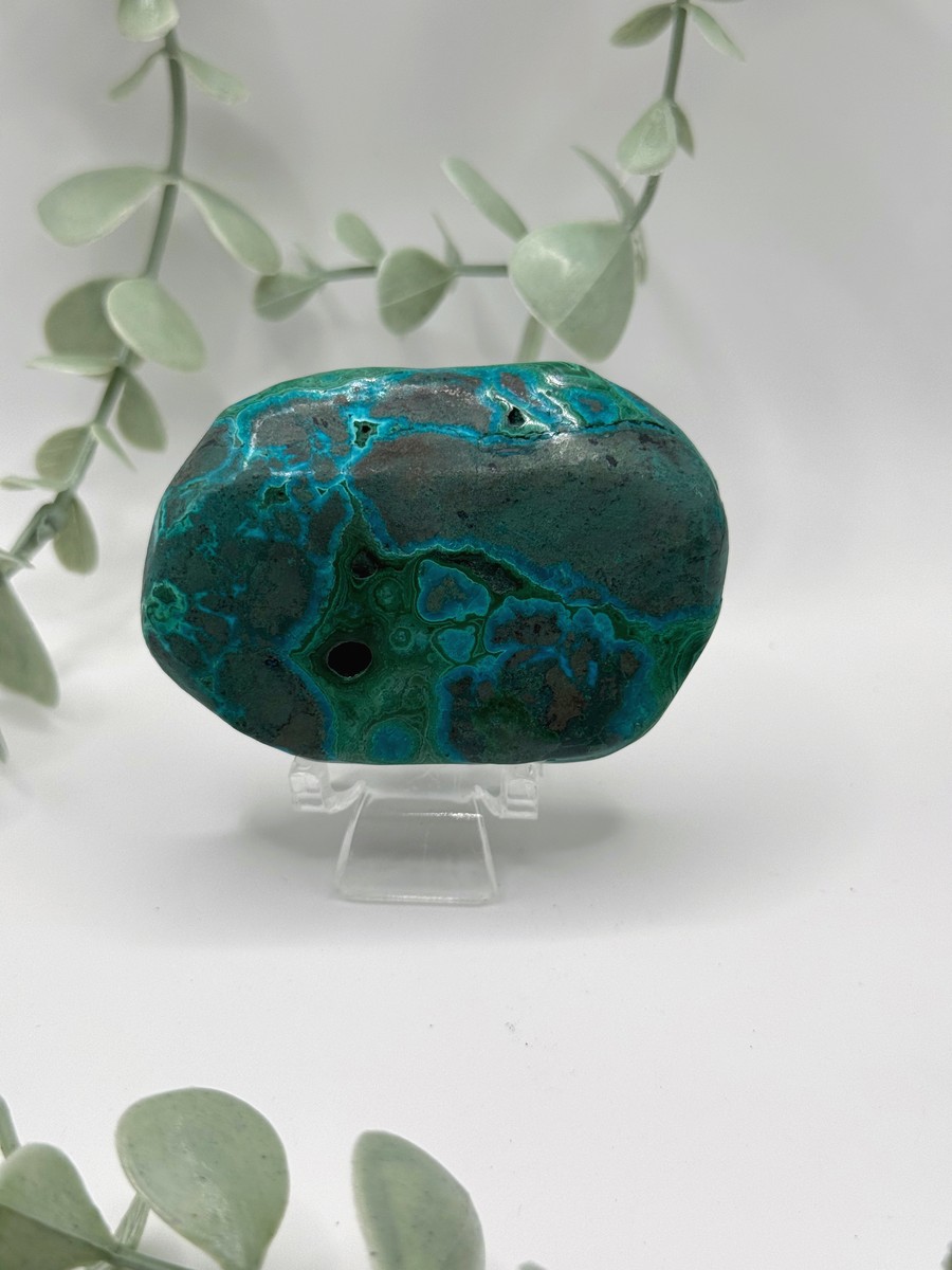 Polished Malachite & Chrysocolla - Congo Amanda