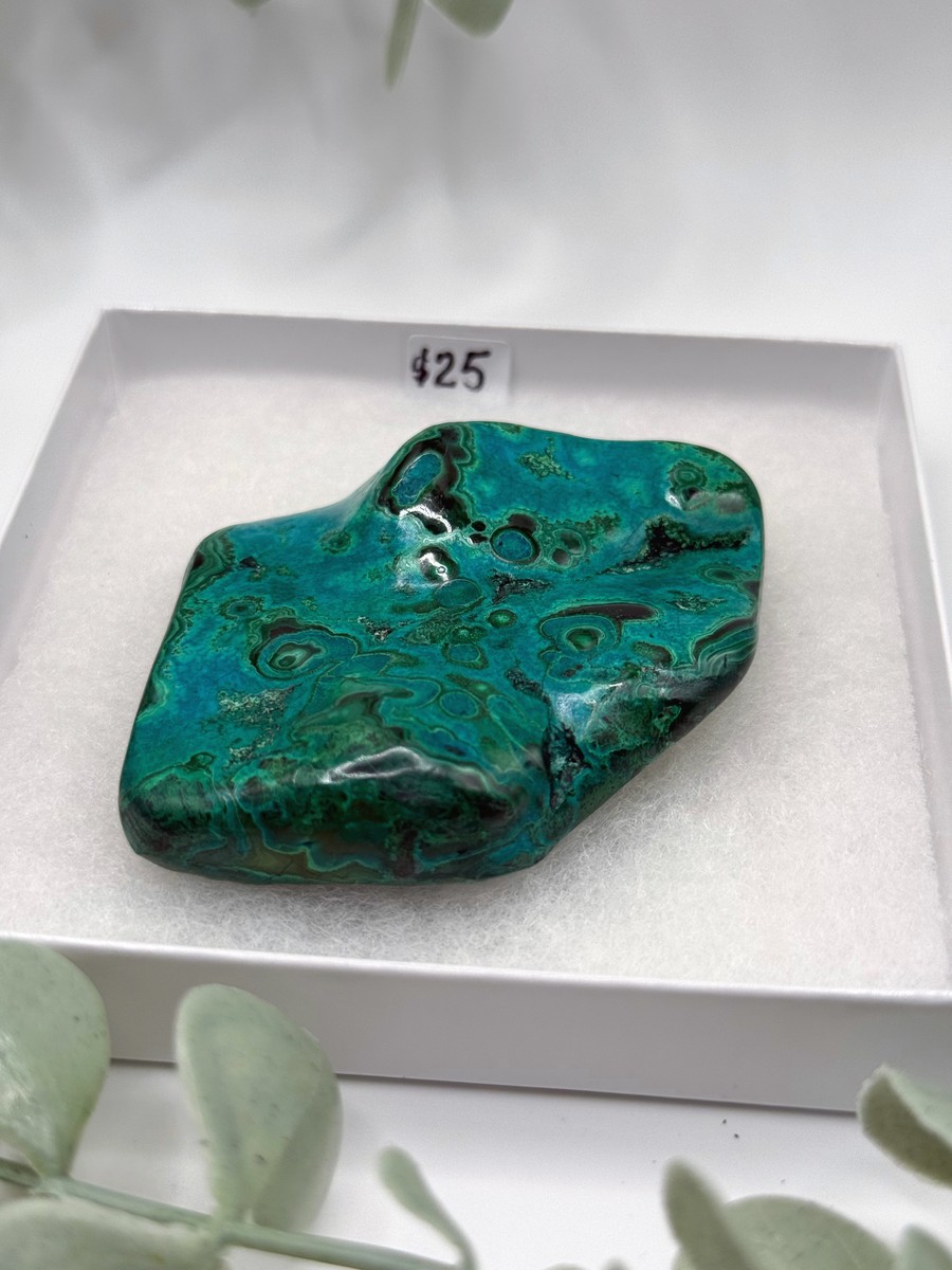 Polished Malachite & Chrysocolla - Congo Amanda