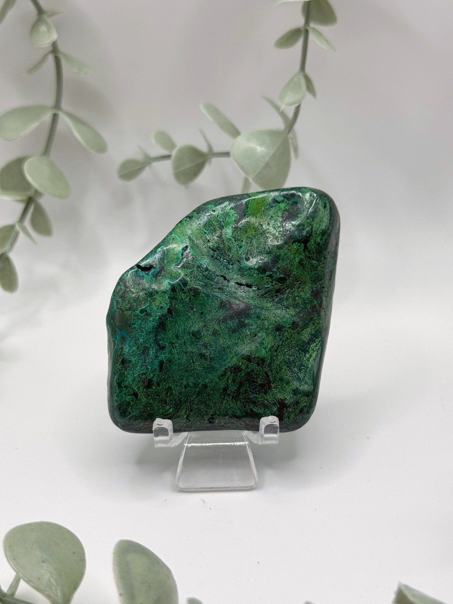 Polished Malachite & Chrysocolla - Congo Amanda