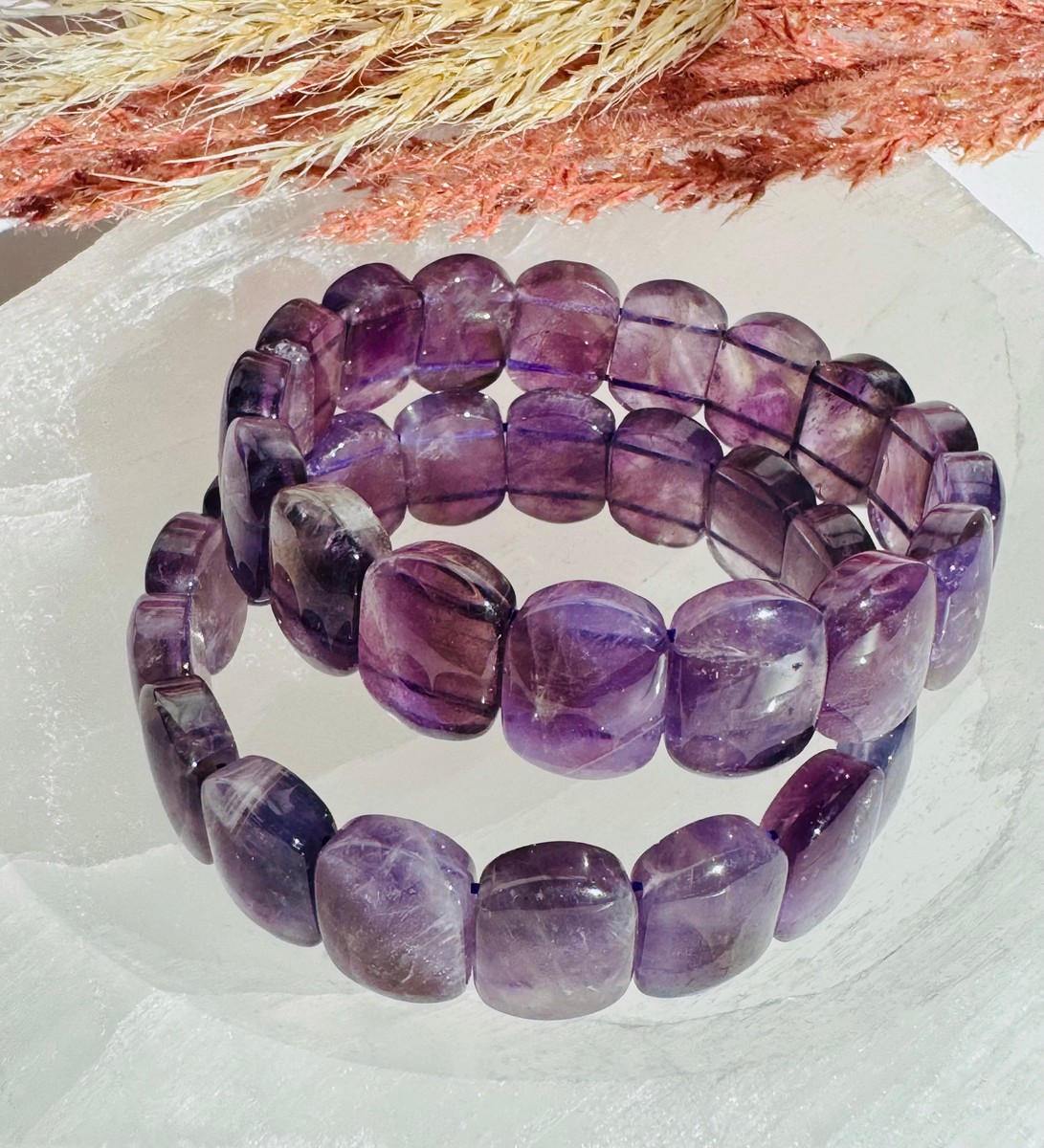 Faceted Amethyst Bracelet