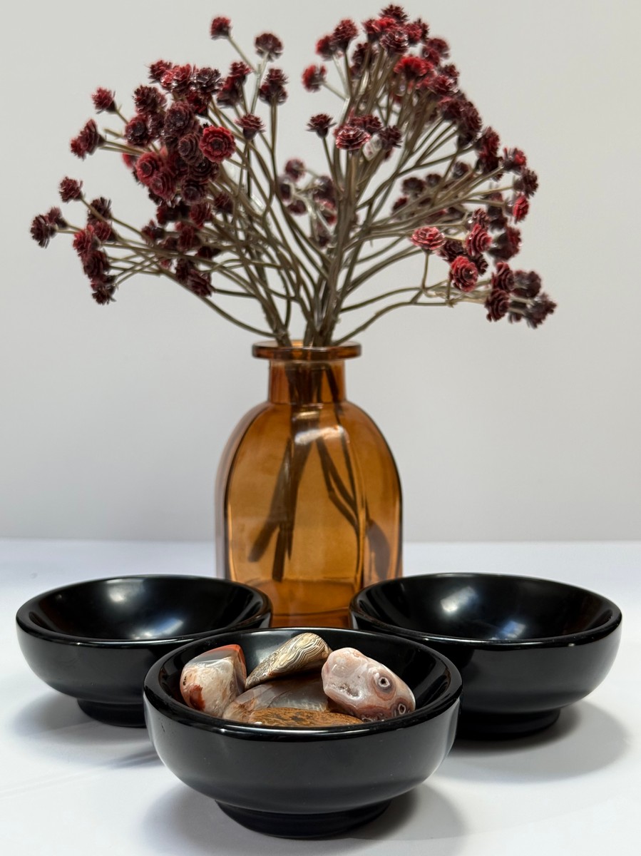Black Obsidian Bowl