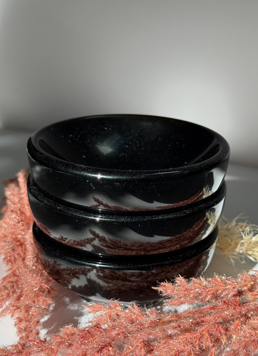 Black Obsidian Bowl