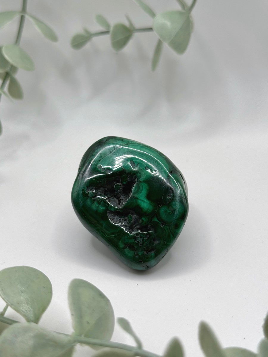 Polished Malachite Nodule - Congo Amanda