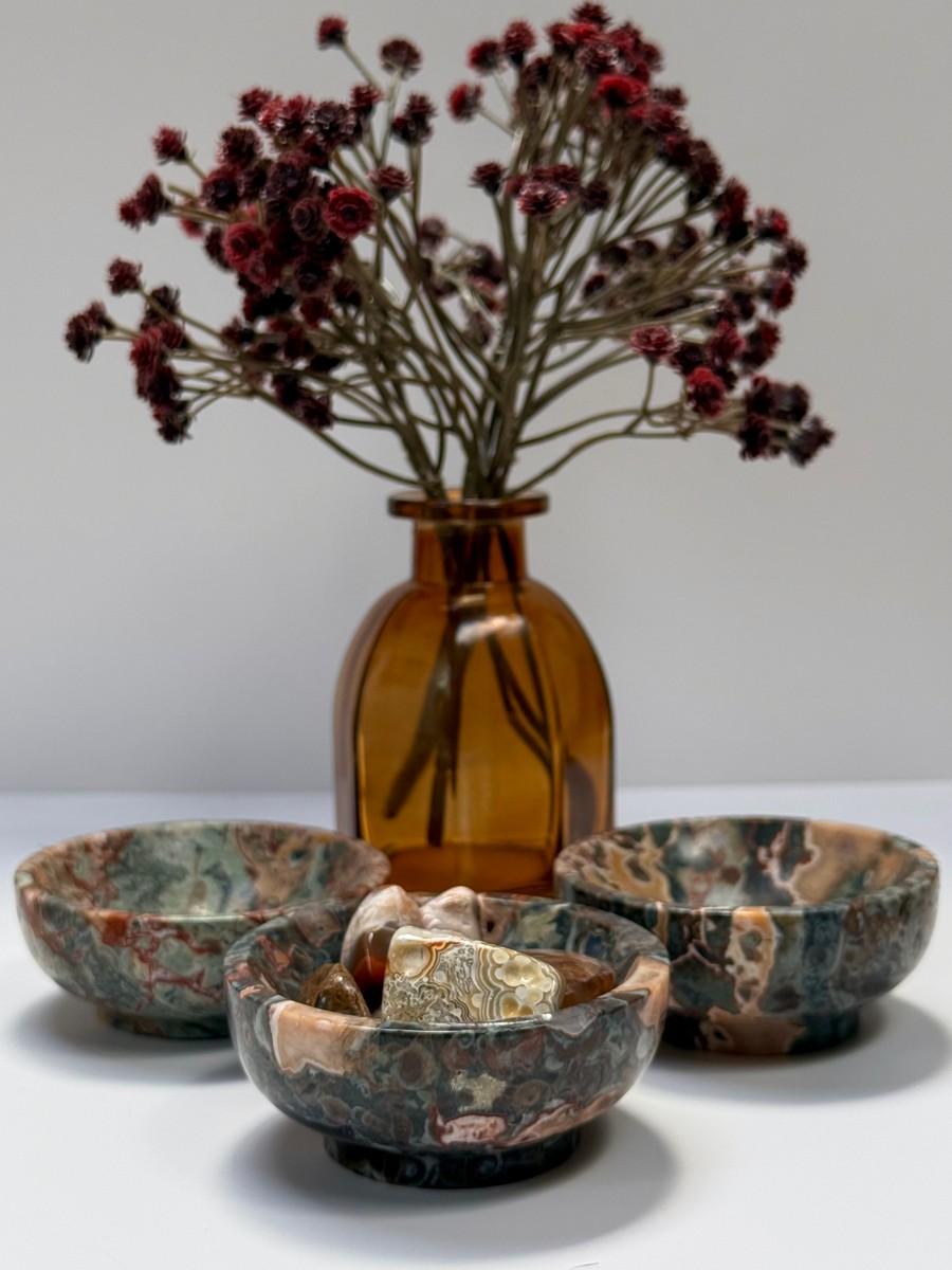 Money Agate Bowls