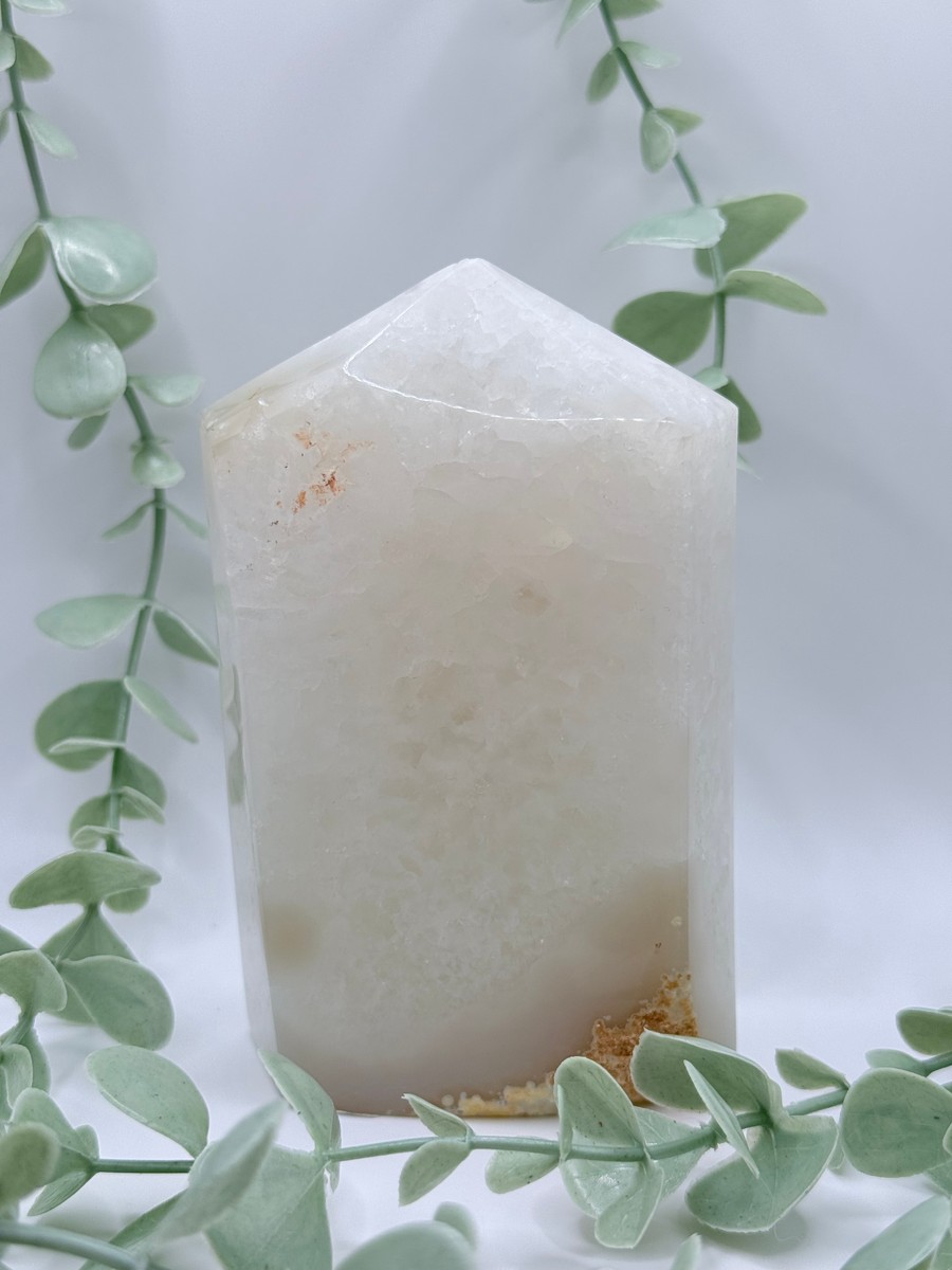 Brazilian Druzy Agate Tower - Amanda