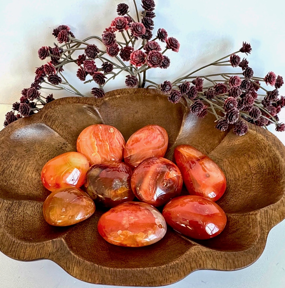 Small Carnelian Palmstone