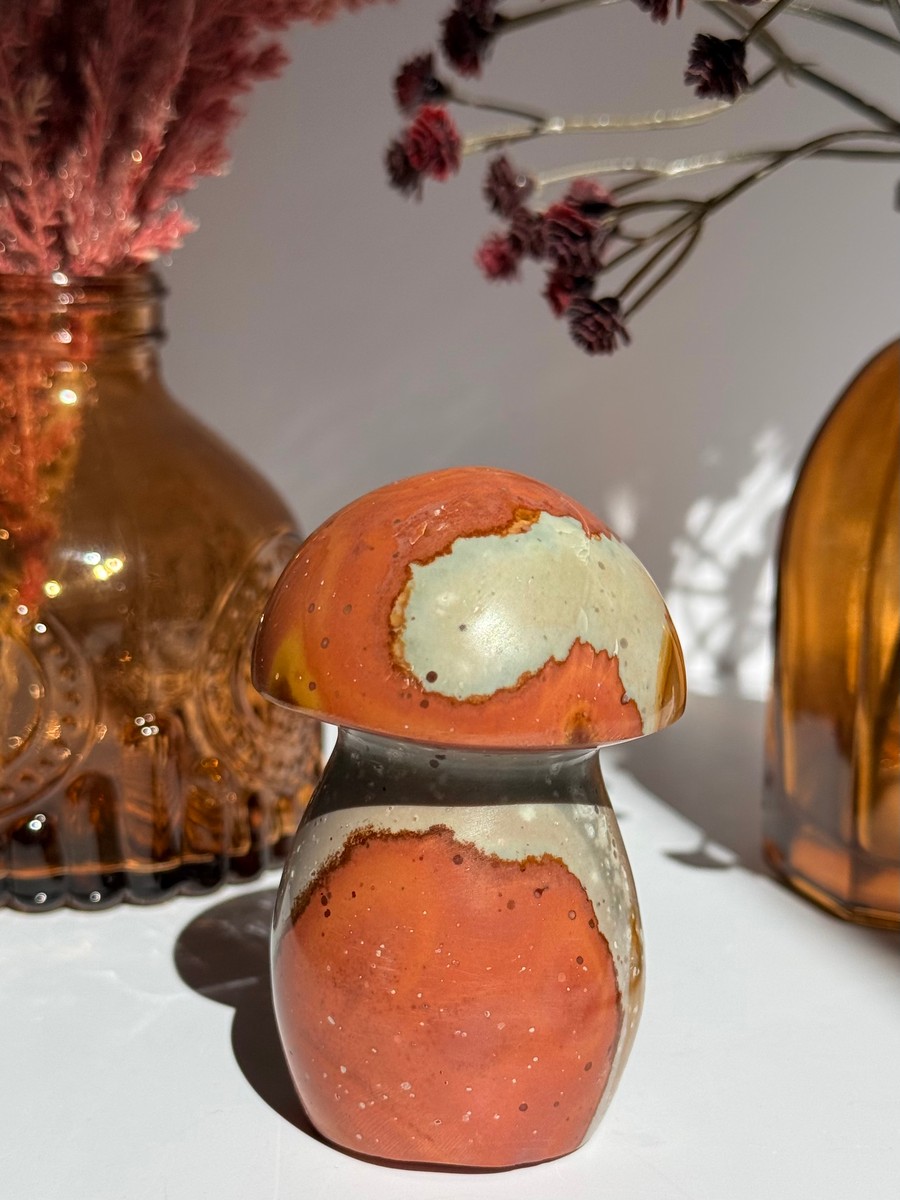 Polychrome Jasper Mushroom