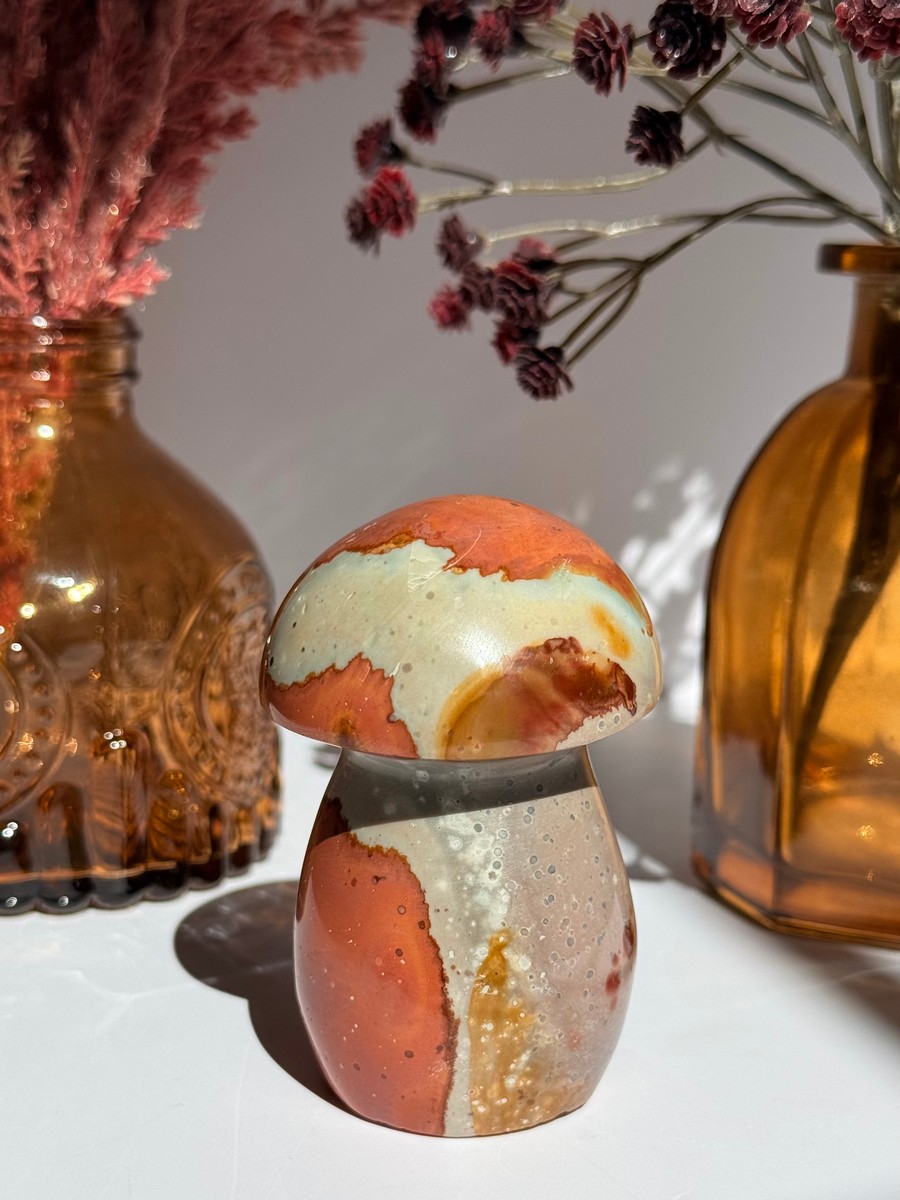 Polychrome Jasper Mushroom