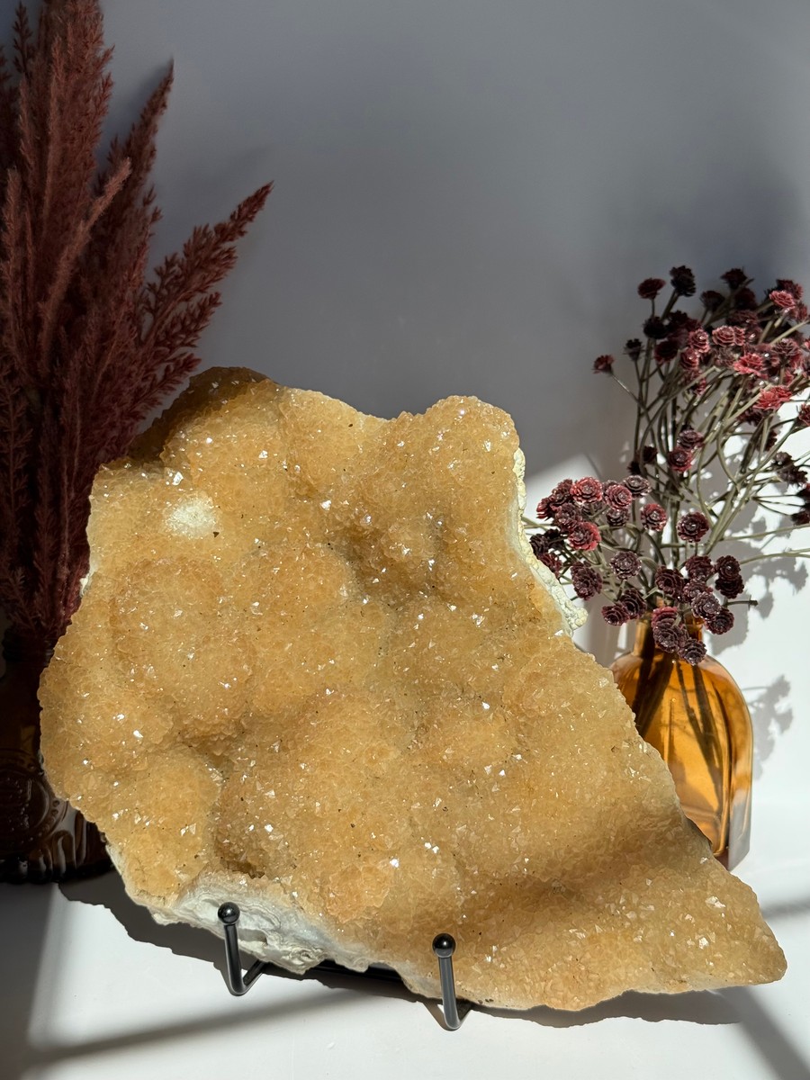 Druzy "Root Beer" Quartz Cluster
