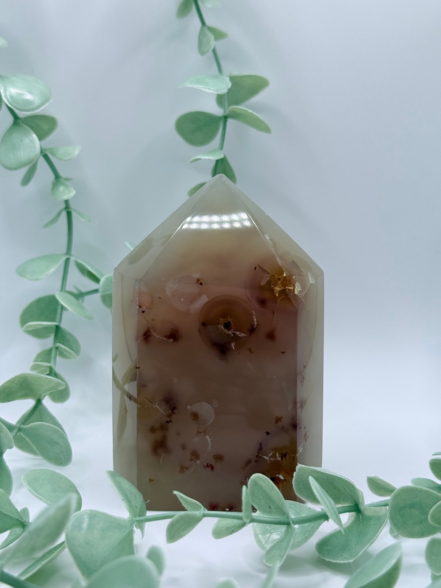 Brazilian Druzy Agate Tower - Amanda