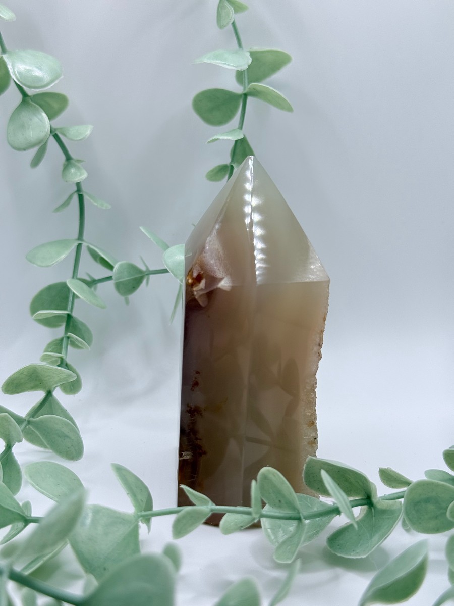 Brazilian Druzy Agate Tower - Amanda