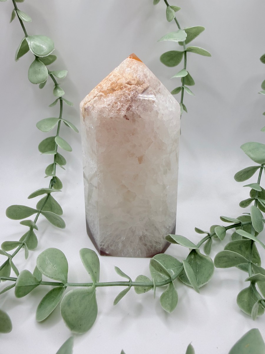 Brazilian Druzy Agate Tower - Amanda