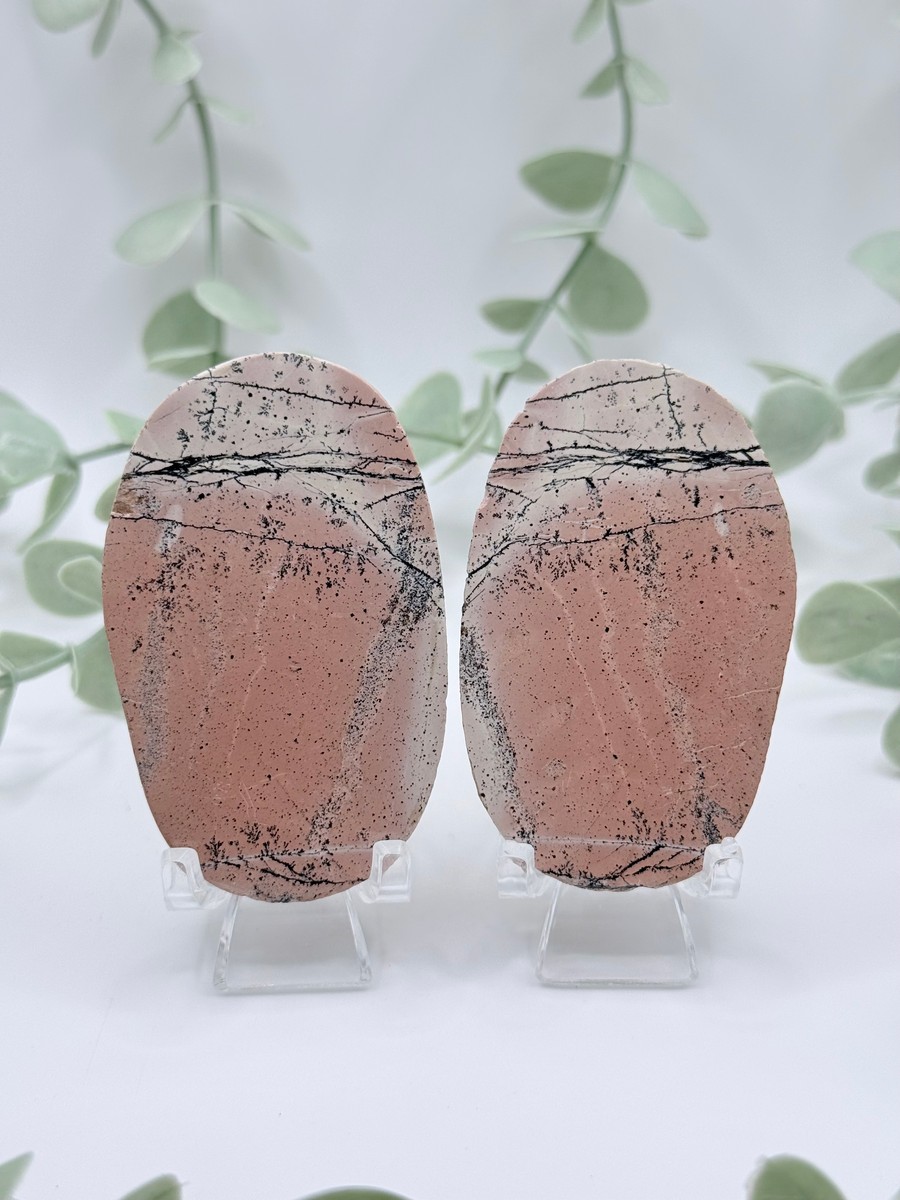 Dendritic Jasper Pair - Amanda