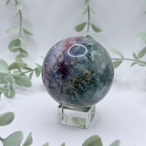 Sea jasper sphere - mom