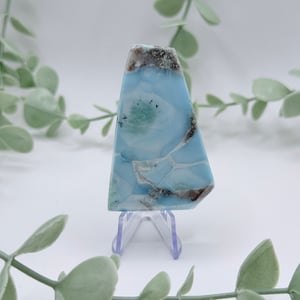 Polished Larimar Slab Amanda