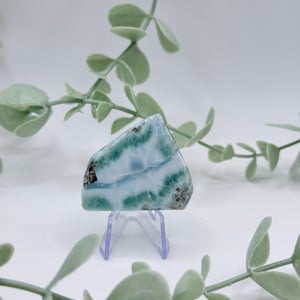 Polished Larimar Slab Amanda
