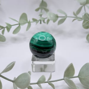 Small Malachite Sphere - Congo Amanda