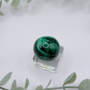 Small Malachite Sphere - Congo Amanda