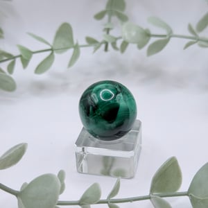 Small Malachite Sphere - Congo Amanda