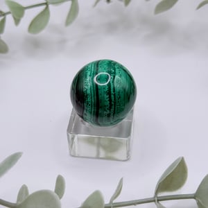 Small Malachite Sphere - Congo Amanda