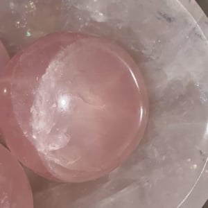 Star Rose Quartz Mini Spheres