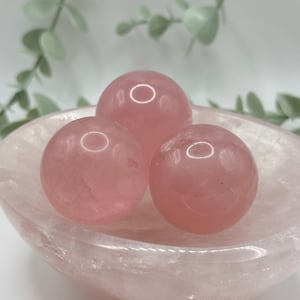 Star Rose Quartz Mini Spheres