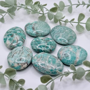 Amazonite Palmstones