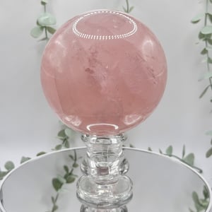 Large Star Rose Quartz Sphere