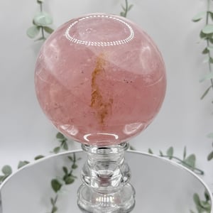 Large Star Rose Quartz Sphere
