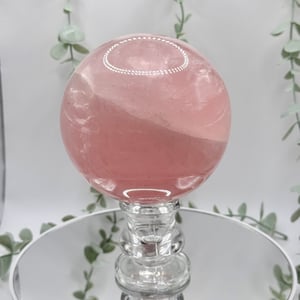 Large Star Rose Quartz Sphere