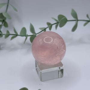Small Star Rose Quartz Sphere