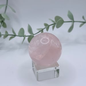 Small Star Rose Quartz Sphere