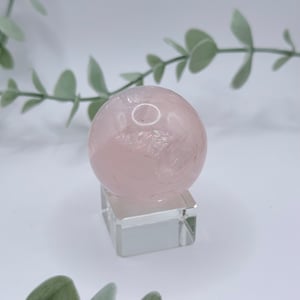 Small Star Rose Quartz Sphere