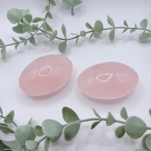 Large Rose Quartz Palm Stones