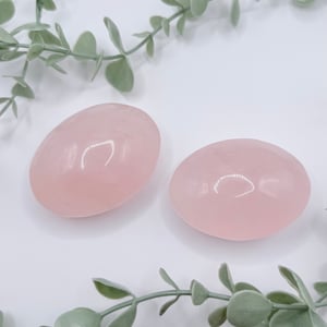 Large Rose Quartz Palm Stones