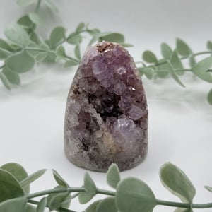 Pink Amethyst Cut Base