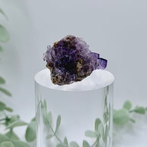 Small Purple Cubic Fluorite