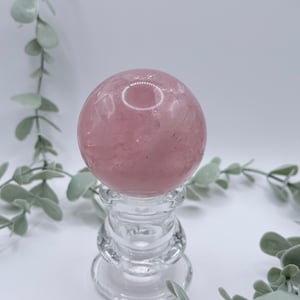 Star Rose Quartz Sphere