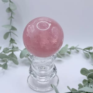 Star Rose Quartz Sphere
