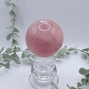 Star Rose Quartz Sphere