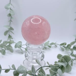 Star Rose Quartz Sphere
