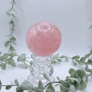 Star Rose Quartz Sphere