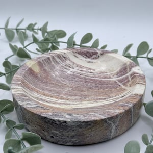 Banded Calcite Bowl - Round