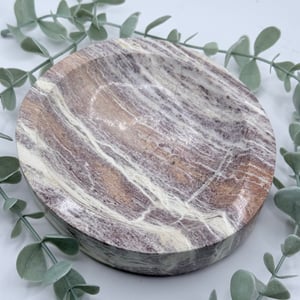 Banded Calcite Bowl - Oval