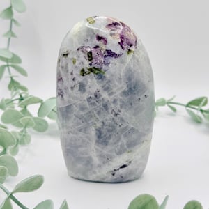 Pink  and Green Tourmaline With Lepidolite Freeform