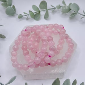 10mm Rose Quartz Bracelet